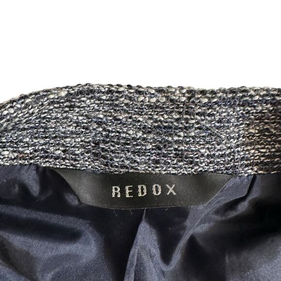 Redox Casual Mens 2 Button Textured Tweed Knit Blazer Gray Made in Korea Preppy - Picture 11 of 15